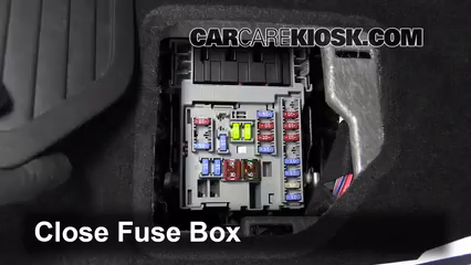 Interior Fuse Box Location: 2010-2016 Cadillac SRX - 2011 Cadillac SRX